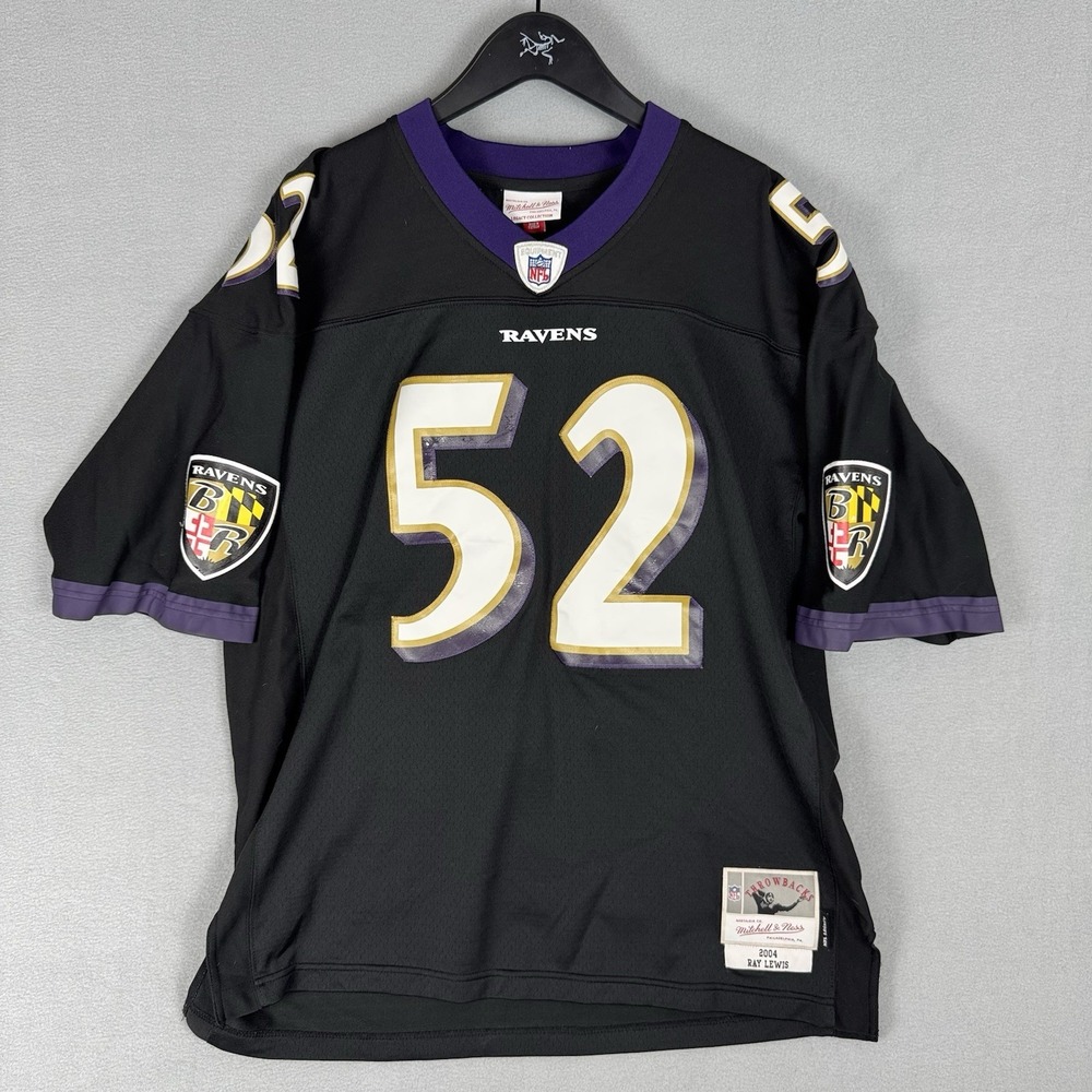 Mitchell & Ness Ray Lewis Baltimore Ravens NFL 04' Jersey Mens Size XL Retro